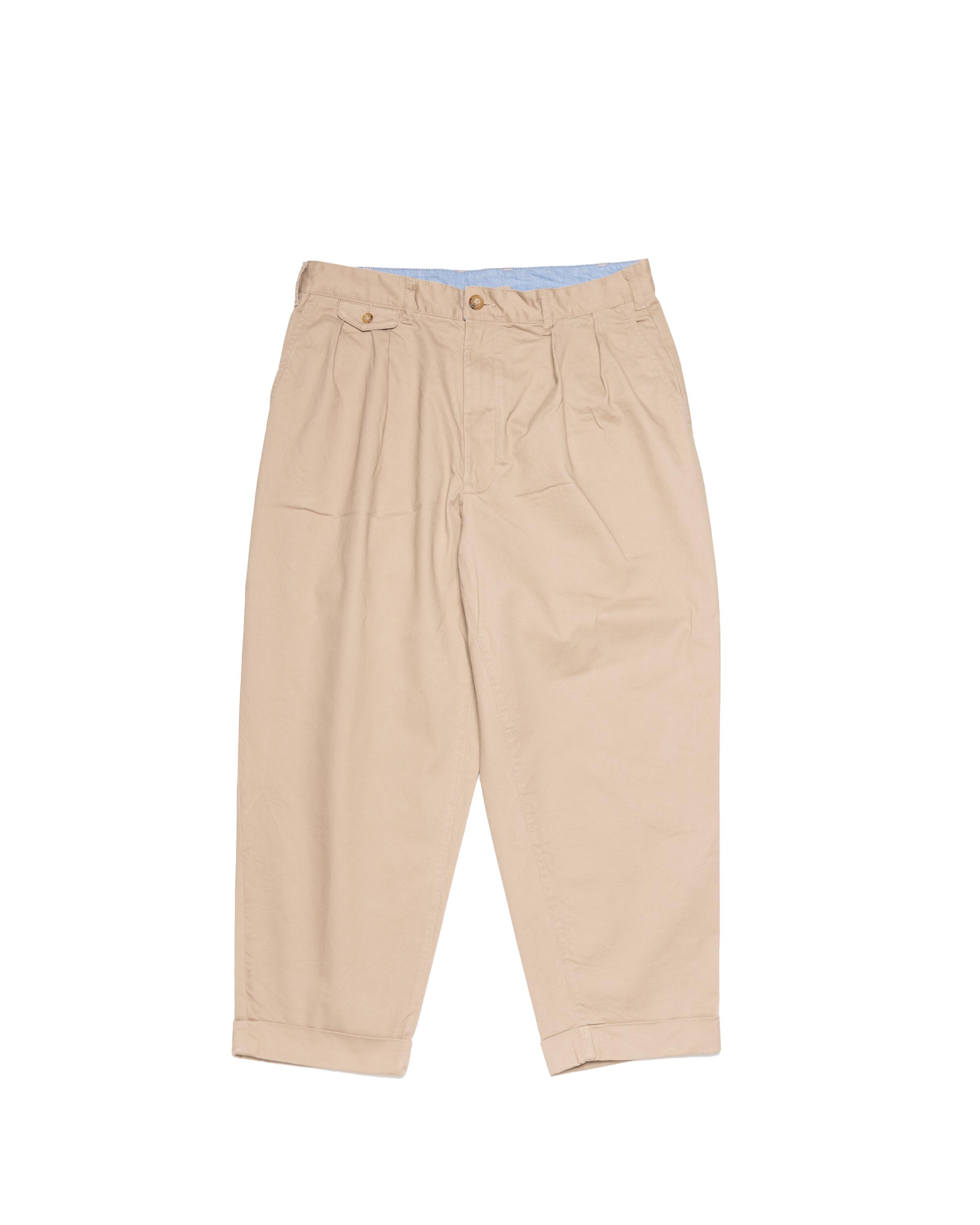 Beams+ 2 Pleats Twill | 38230097874-24 | VolcanmtShops STORE